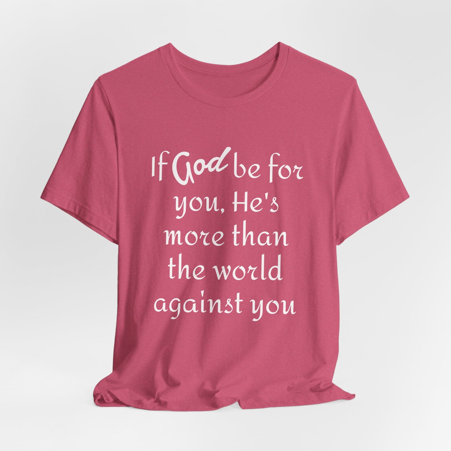 God Be For You Unisex Jersey Short Sleeve Tee