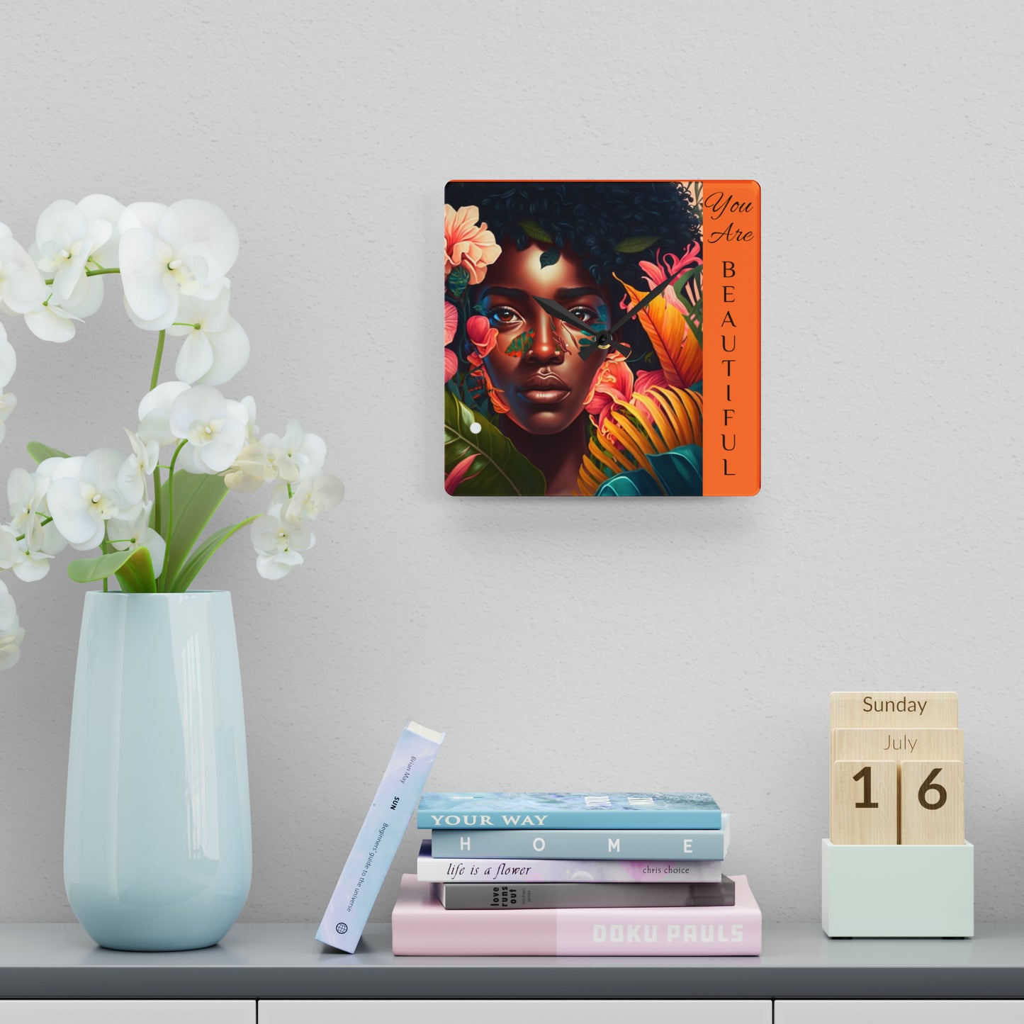 Beautiful Acrylic Wall Clock