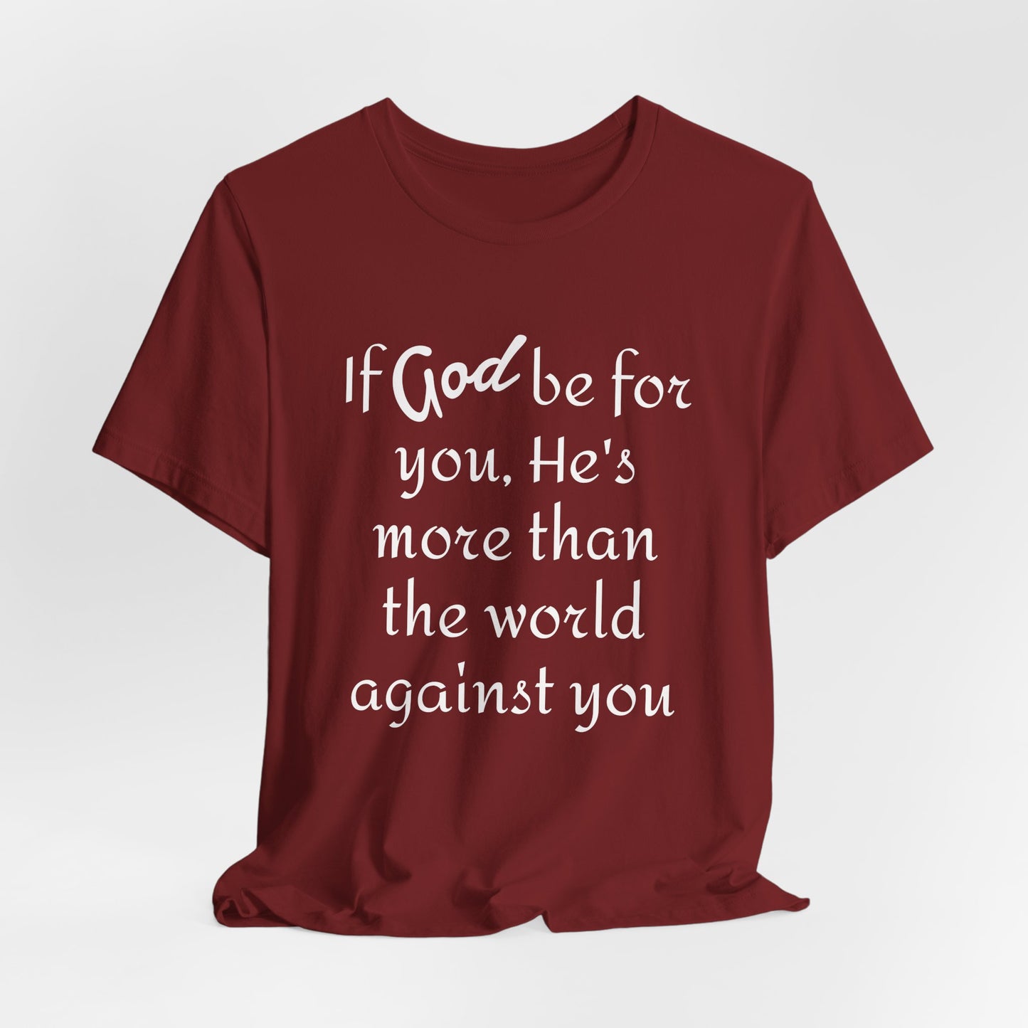 God Be For You Unisex Jersey Short Sleeve Tee