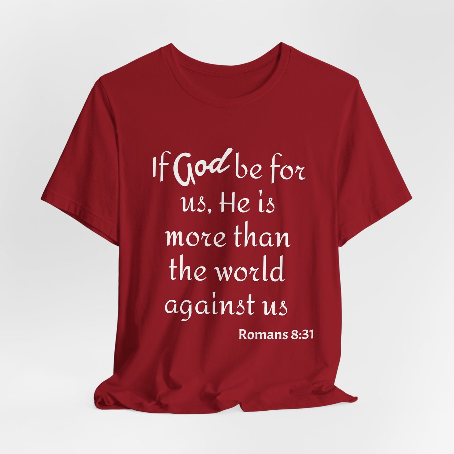 God Be For Us Unisex Jersey Short Sleeve Tee