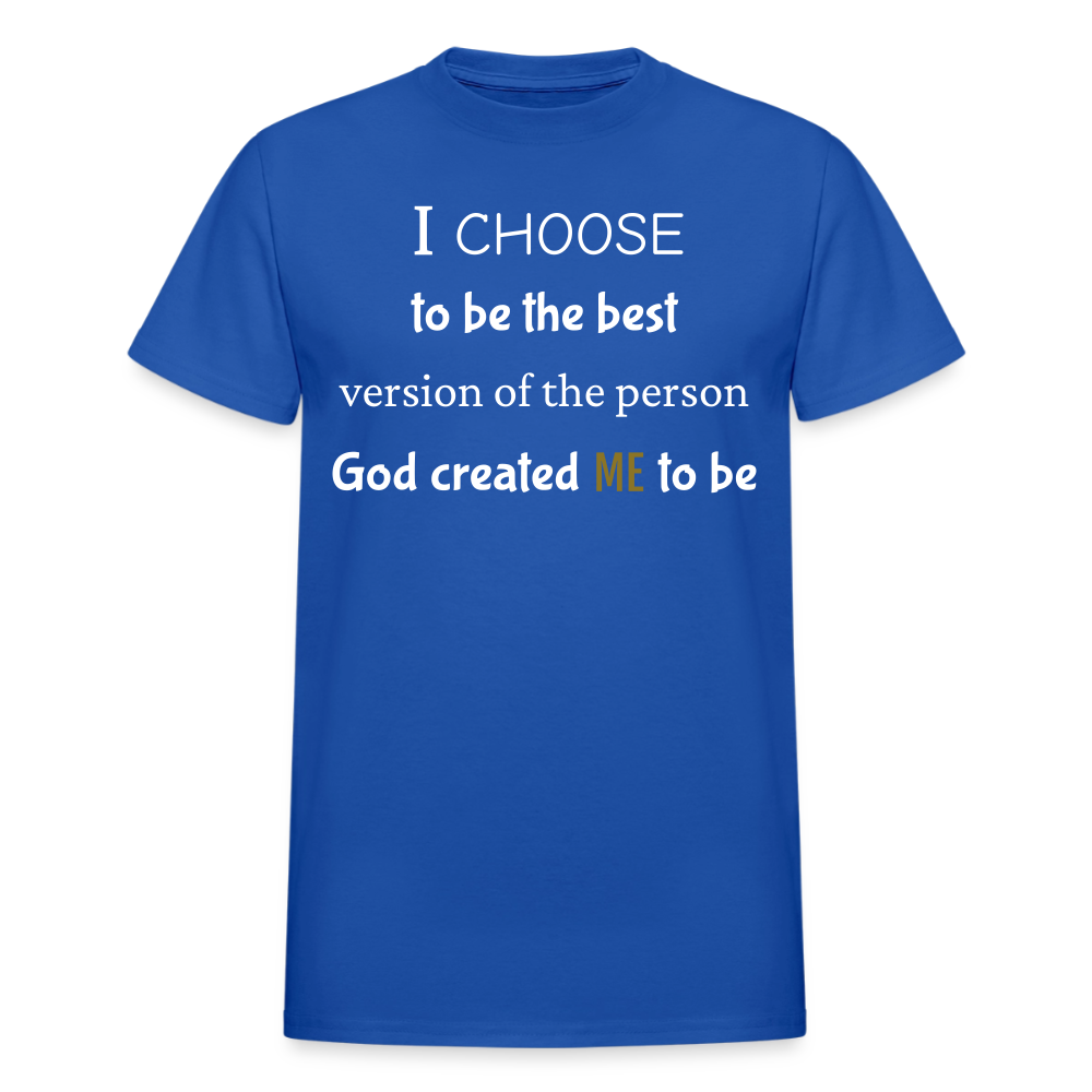 I Choose Me Heavyweight UnisexT-Shirt - royal blue