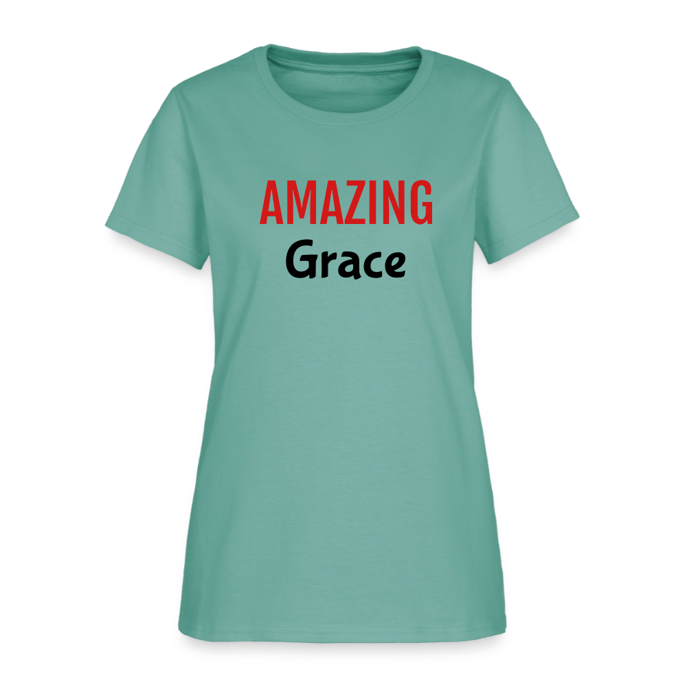 Amazing Grace Women's T-Shirt - aquatic