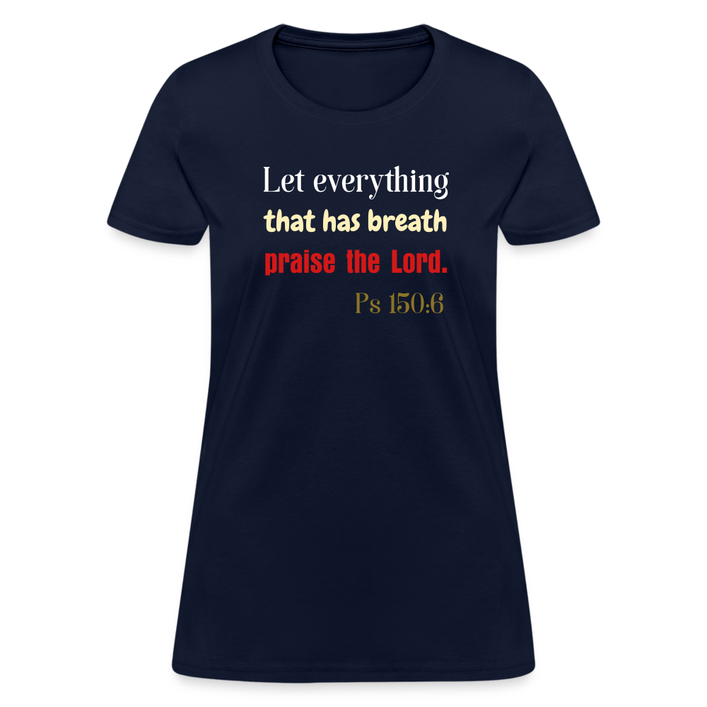 Breath Women's T-Shirt - navy