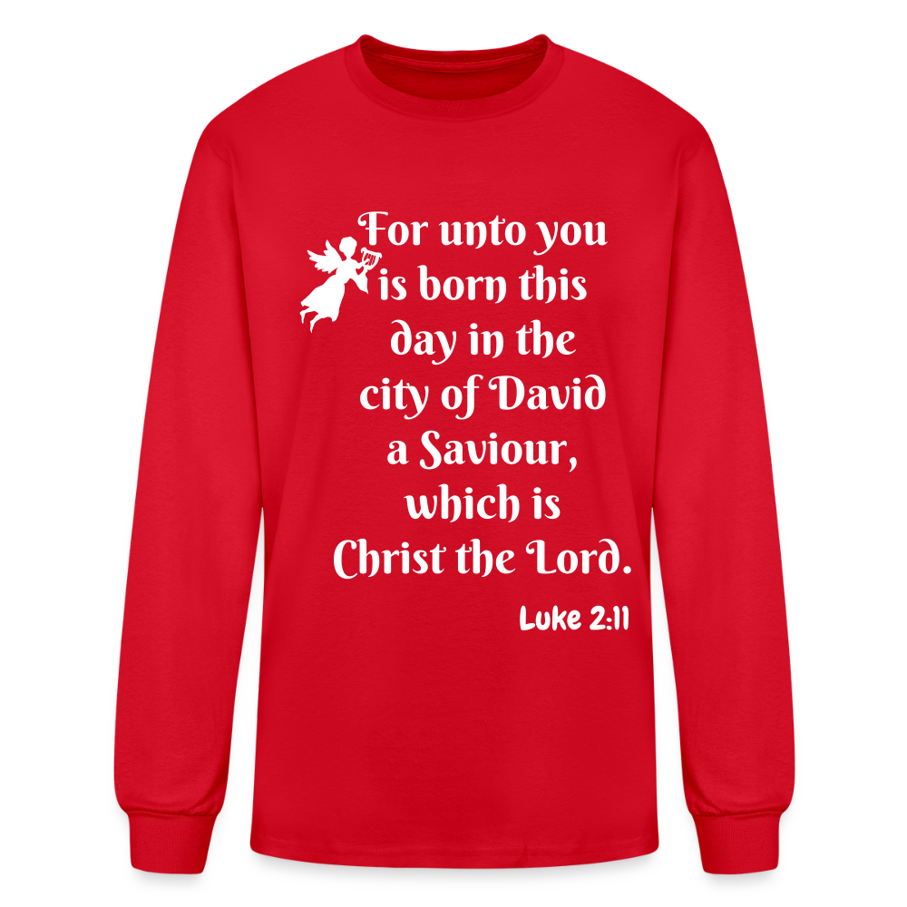 JOY Men's Premium Long Sleeve T-Shirt - red