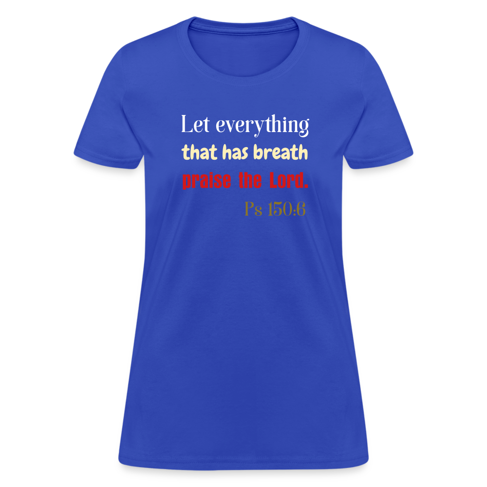 Breath Women's T-Shirt - royal blue