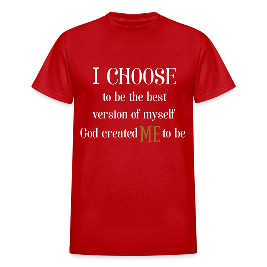 I Choose Me Heavyweight UnisexT-Shirt - red