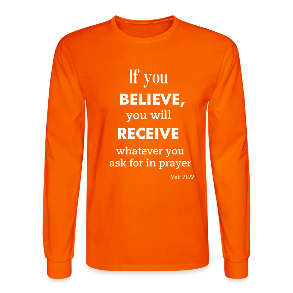BAM Men's Long Sleeve T-Shirt - orange