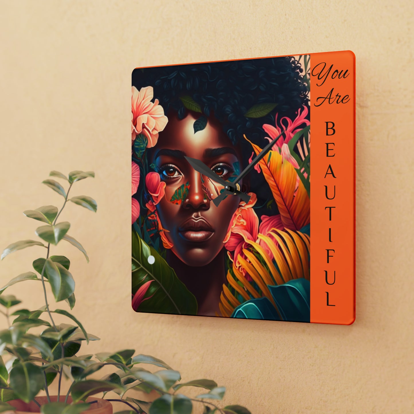 Beautiful Acrylic Wall Clock