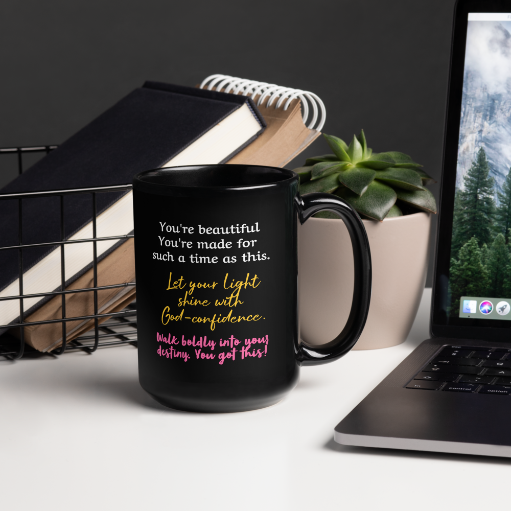 Shine Black Glossy Mug