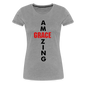 Amazing Grace Women’s Premium T-Shirt - heather gray