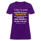 Mind the Business Women's T-Shirt - purple