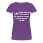 She Fought Women’s Premium T-Shirt - purple