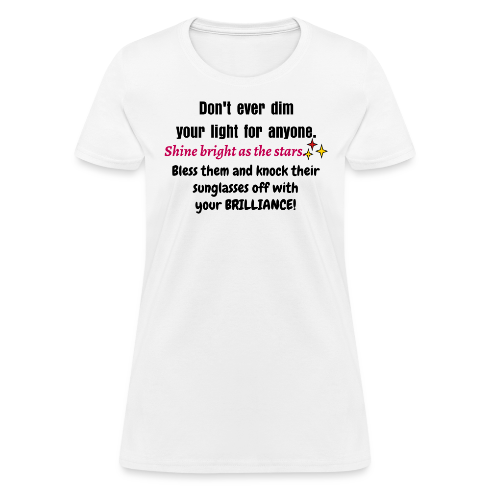 Shine Women's T-Shirt - white