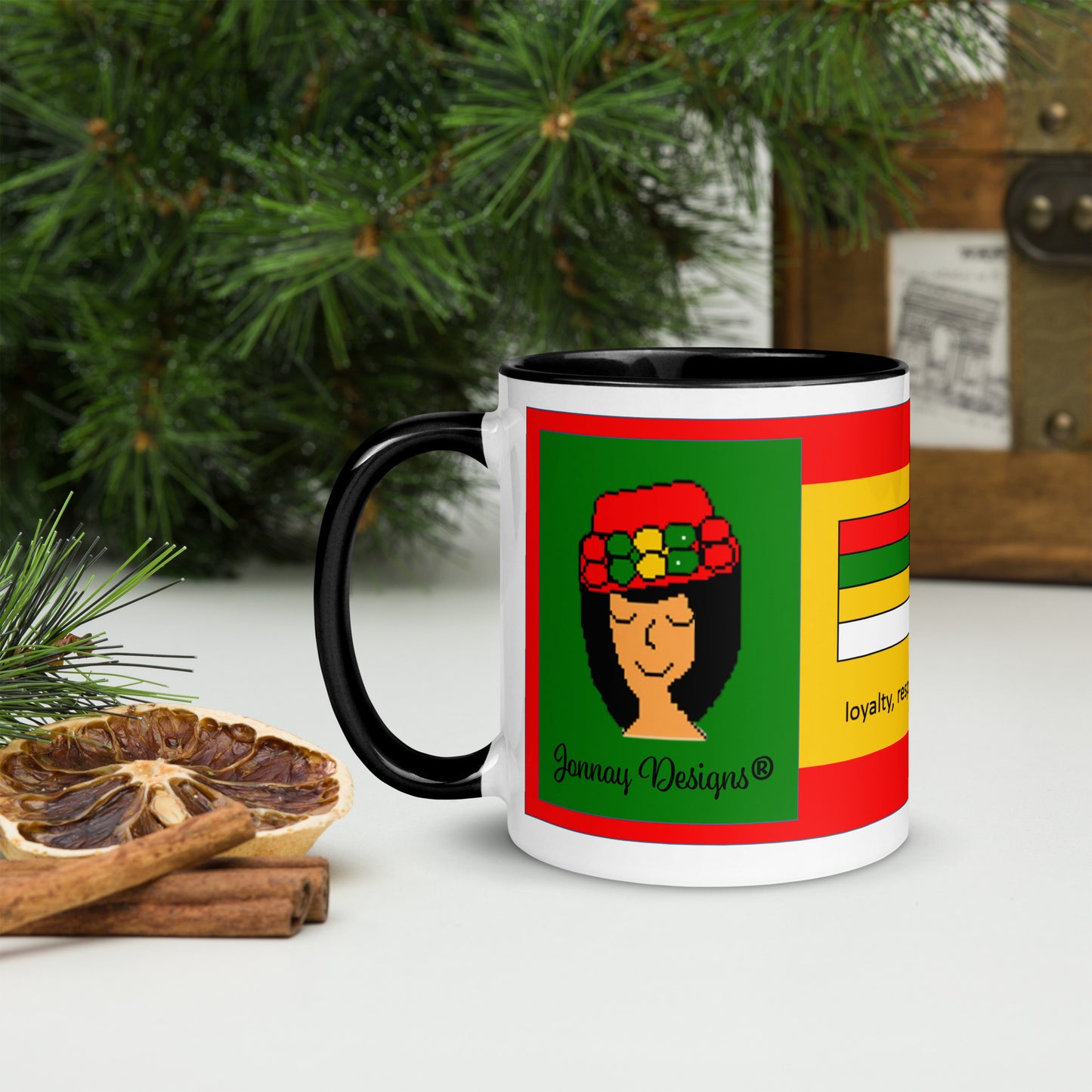 Yellow Heritage Mug with Color Inside