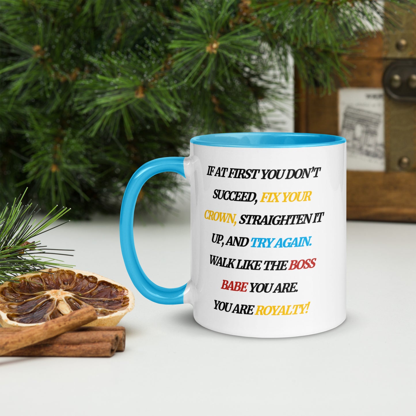 Boss Babe Mug with Color Inside