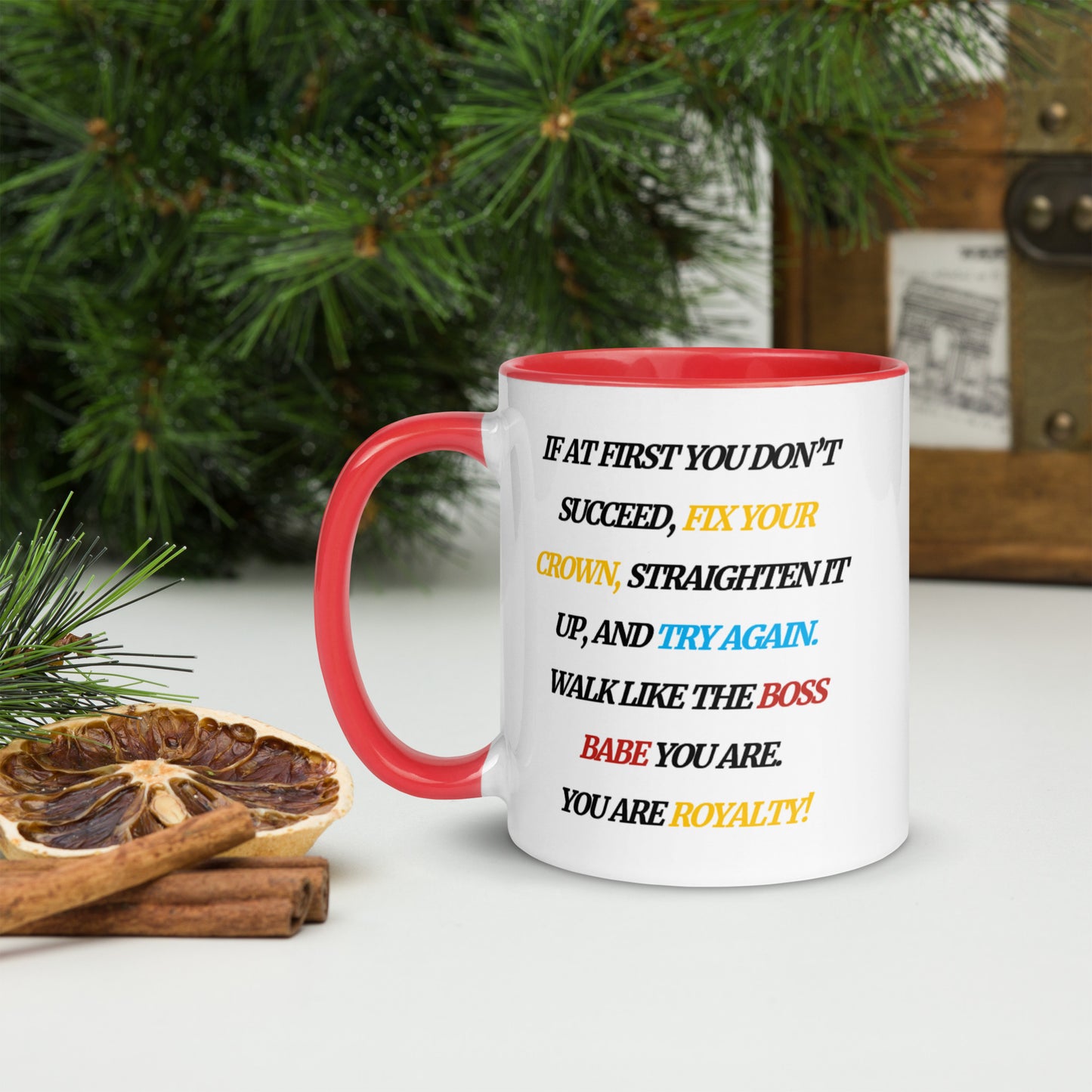 Boss Babe Mug with Color Inside