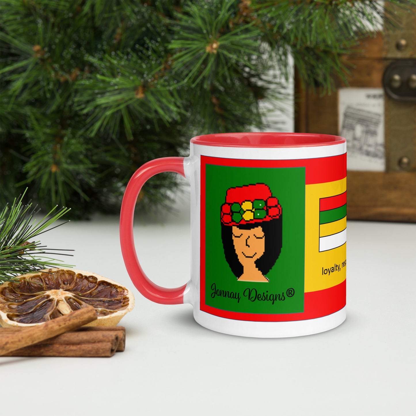 Yellow Heritage Mug with Color Inside
