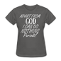 Apart From God Women's T-Shirt - charcoal