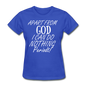 Apart From God Women's T-Shirt - royal blue