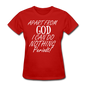 Apart From God Women's T-Shirt - red