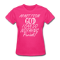 Apart From God Women's T-Shirt - fuchsia