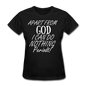 Apart From God Women's T-Shirt - black