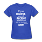 BAM Women's T-Shirt - royal blue