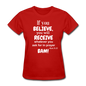 BAM Women's T-Shirt - red