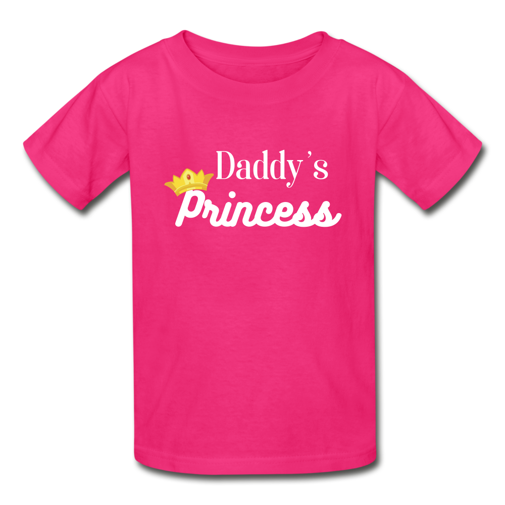 Princess Gildan Ultra Cotton Youth T-Shirt - fuchsia