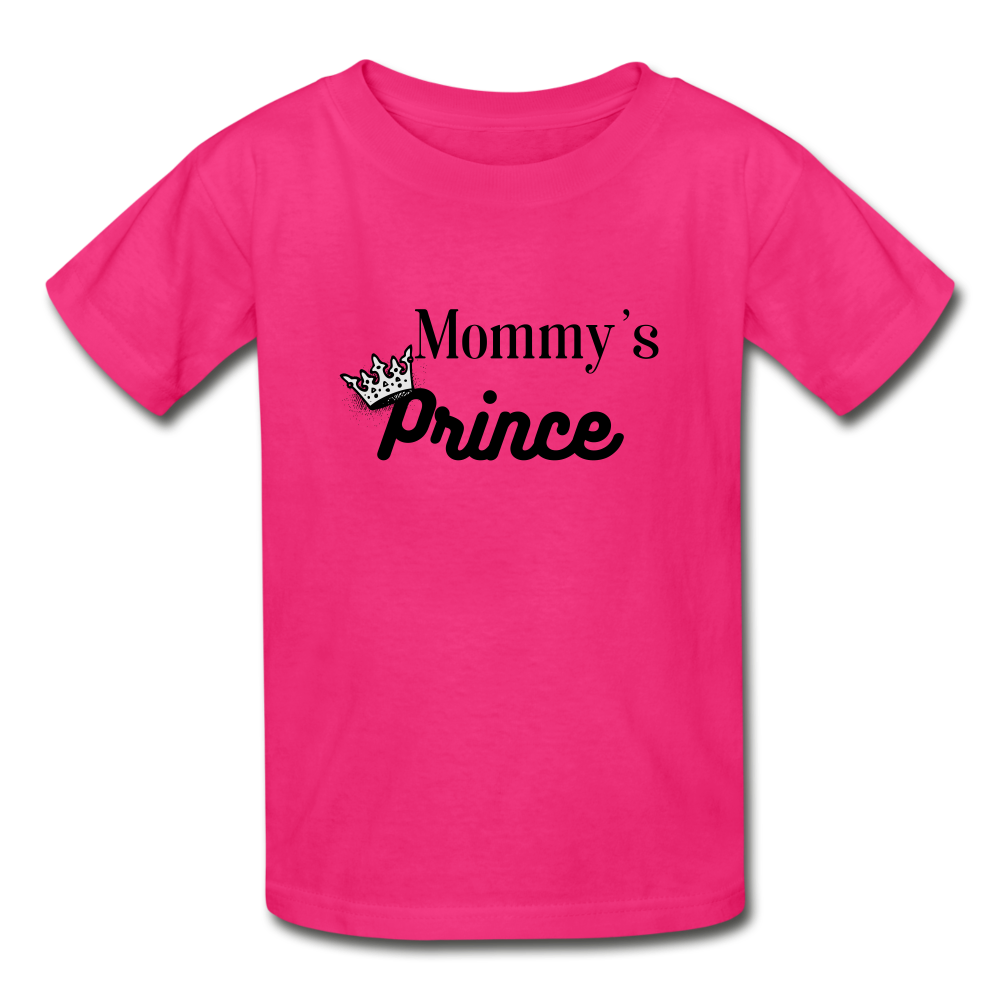 Prince Gildan Ultra Cotton Youth T-Shirt - fuchsia