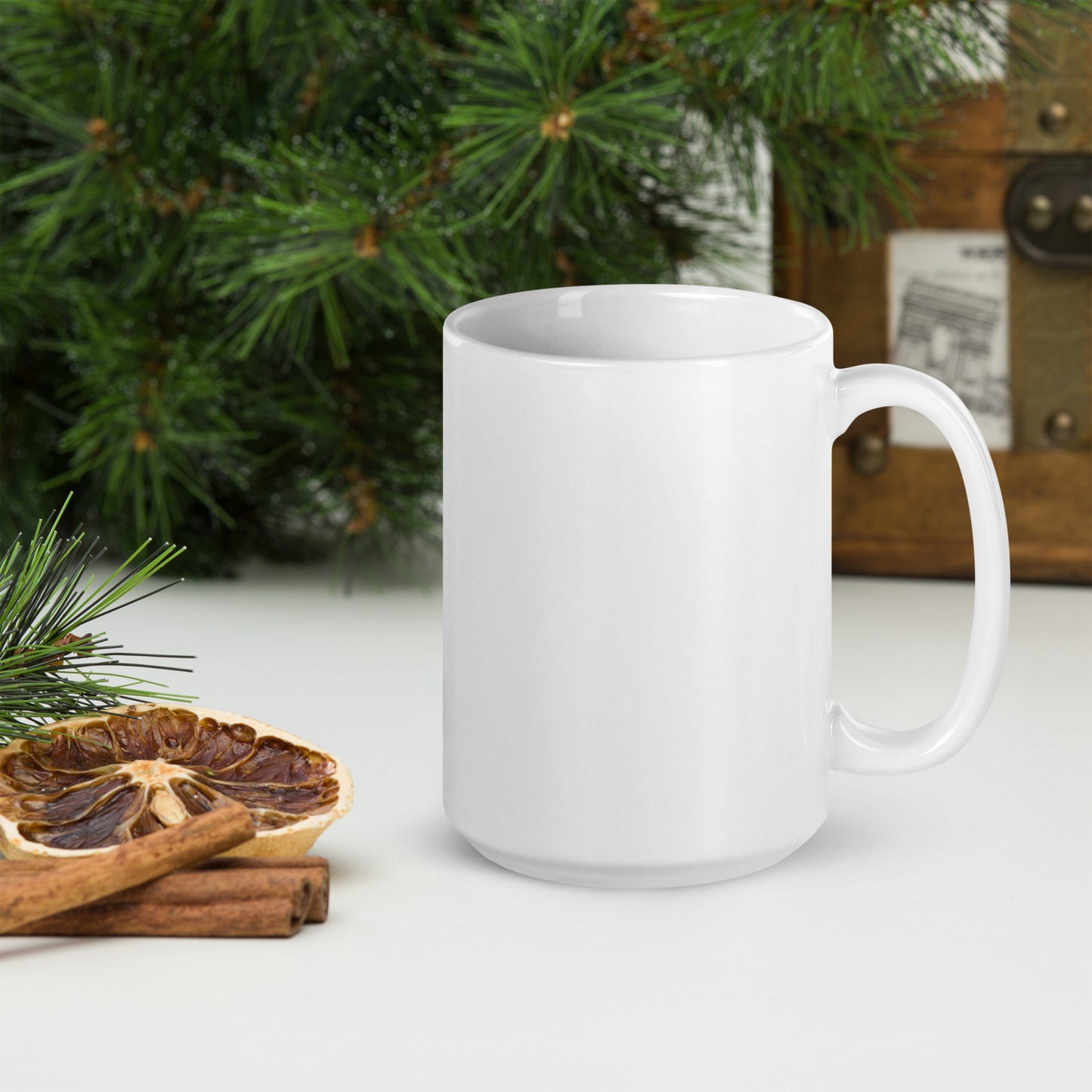 Not Give Up White glossy mug