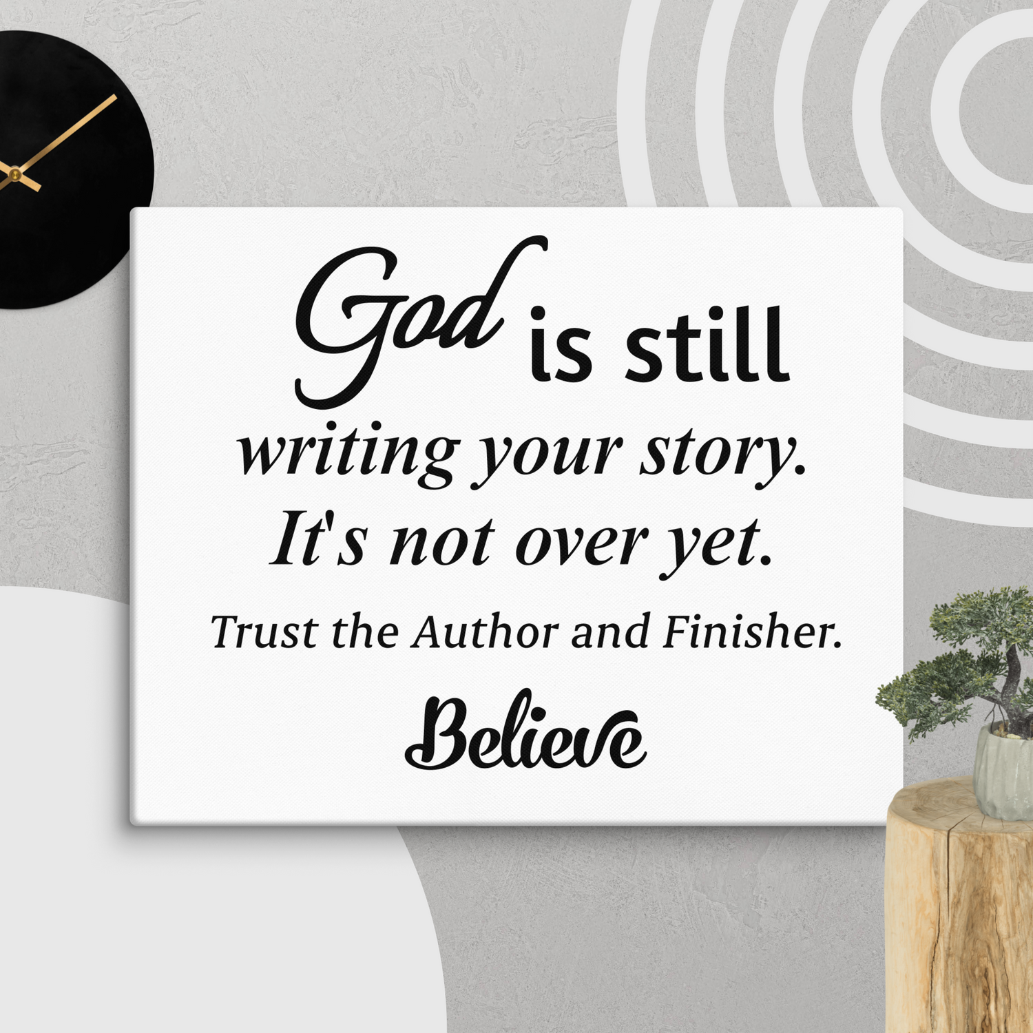 Featured Canvas Collection - God's Writing