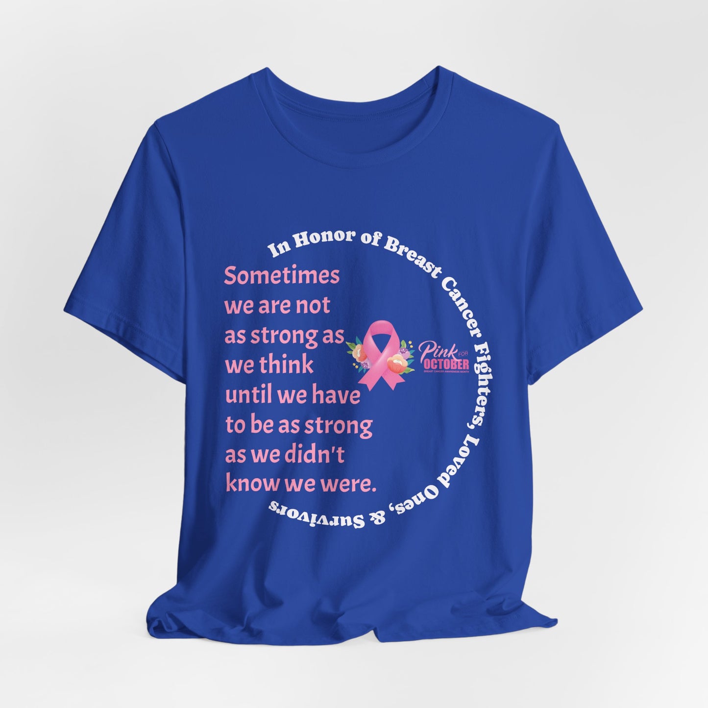 Breast Cancer Unisex Jersey Short Sleeve Tee