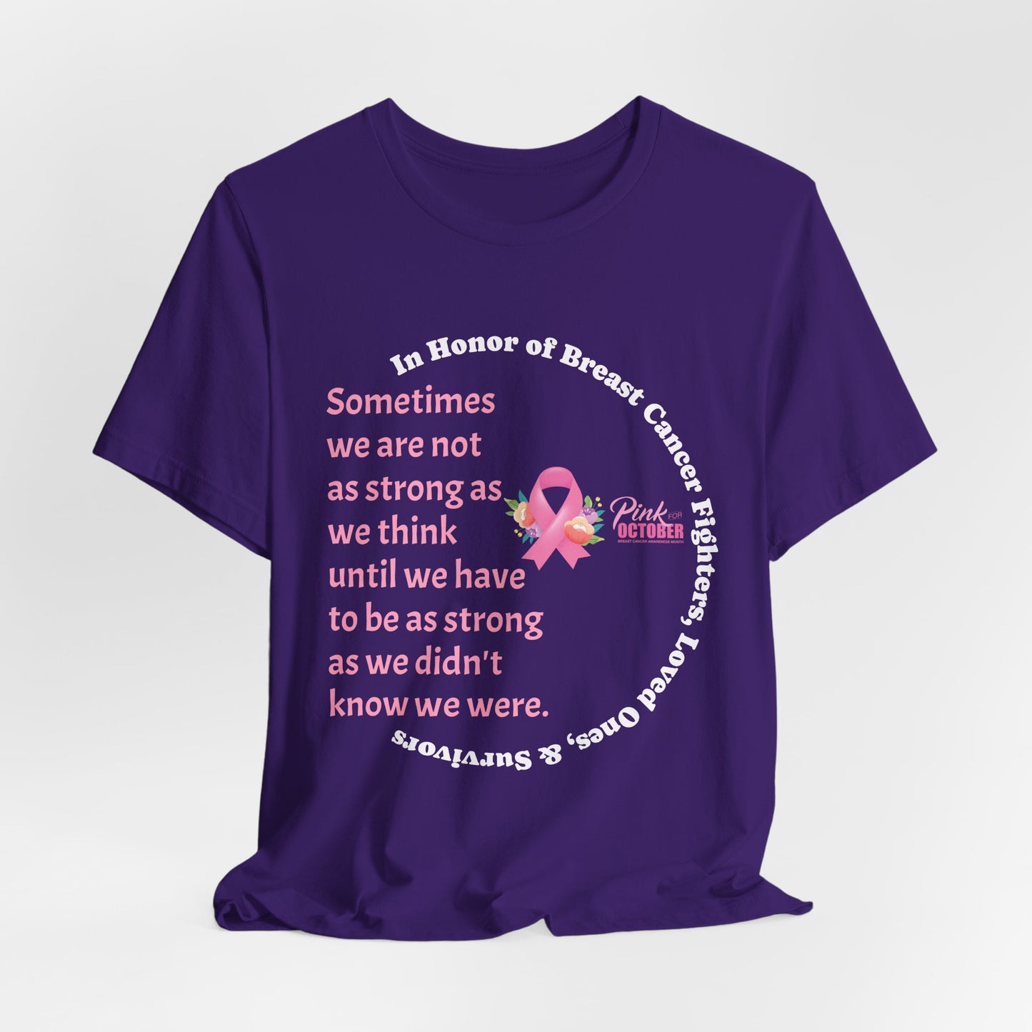 Breast Cancer Unisex Jersey Short Sleeve Tee