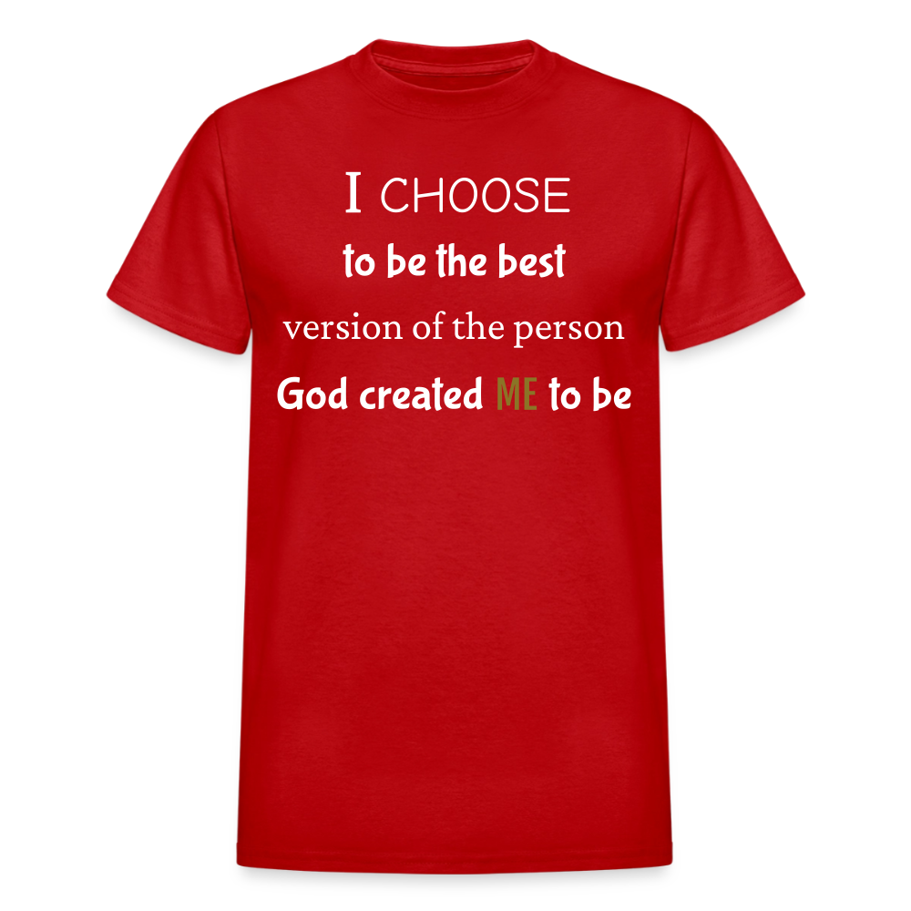 I Choose Me Heavyweight UnisexT-Shirt - red