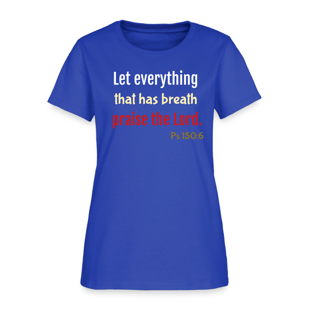 Breath Women's T-Shirt - royal blue