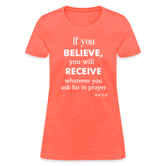 BAM Women's T-Shirt - heather coral