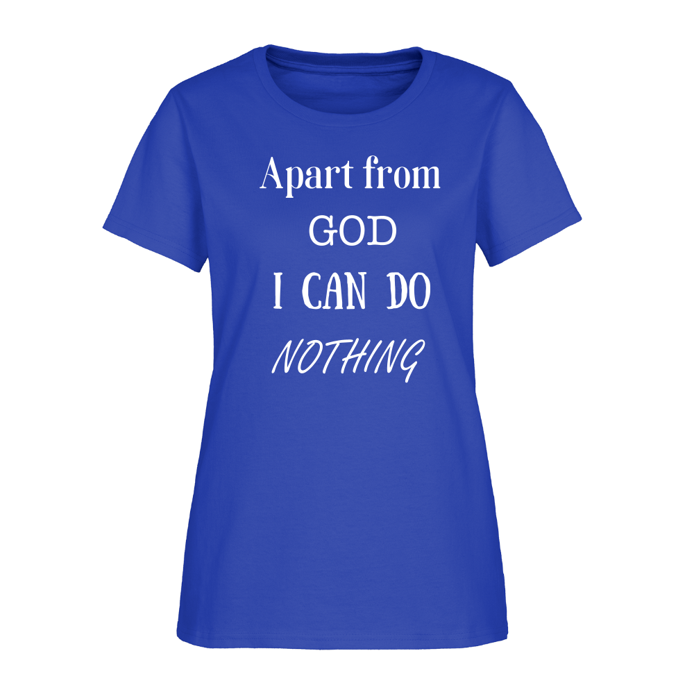 Apart From God Women's T-Shirt - royal blue