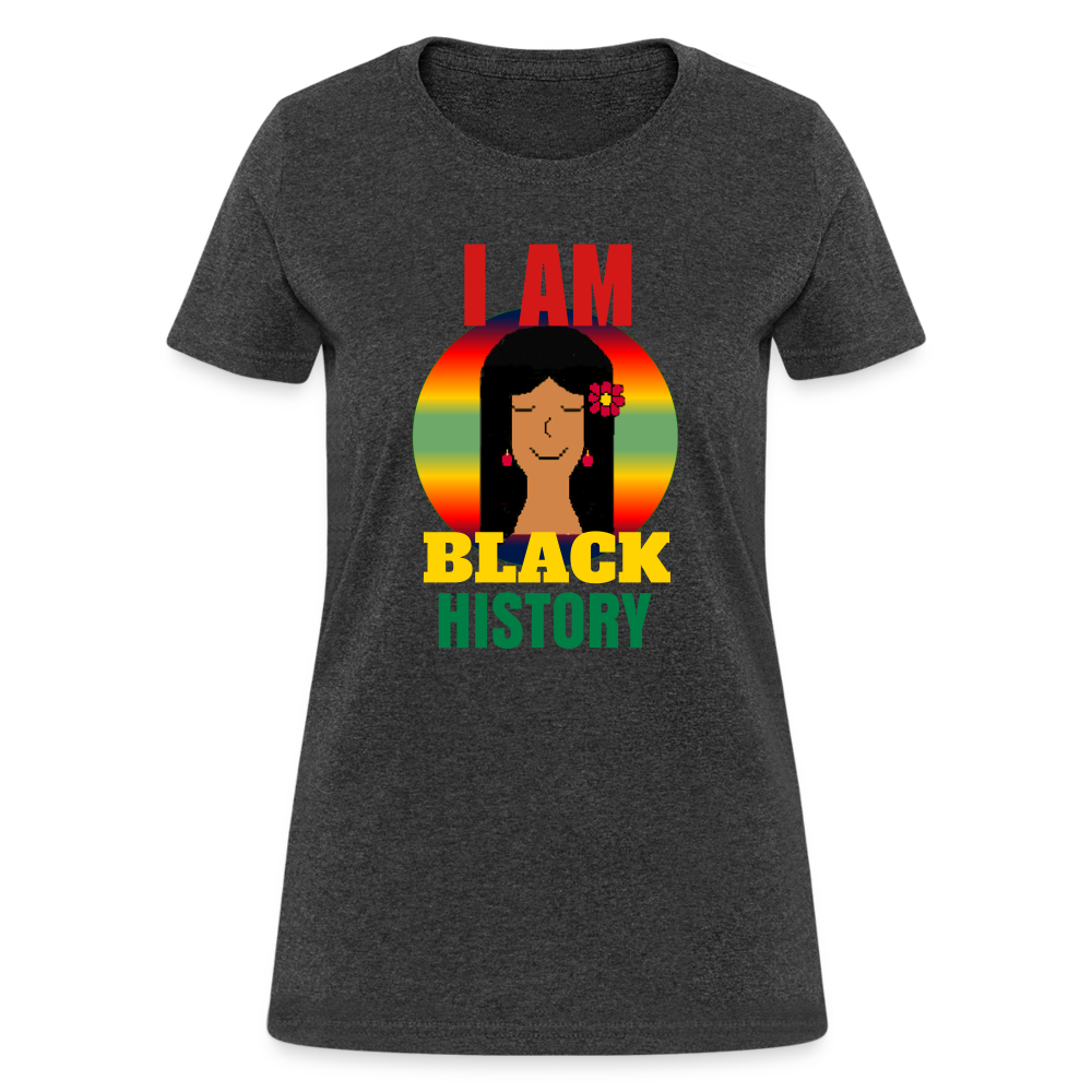 I Am Black History Women's T-Shirt - heather black