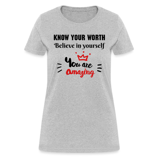 You Are Amazing Women's T-Shirt - heather gray