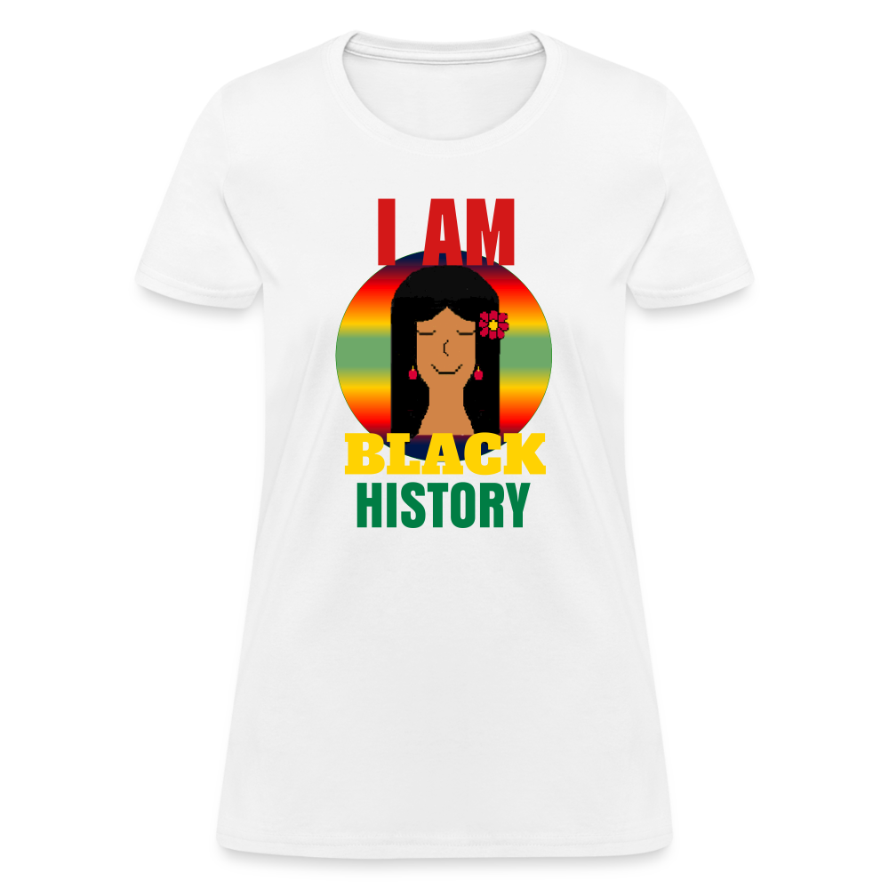 I Am Black History Women's T-Shirt - white