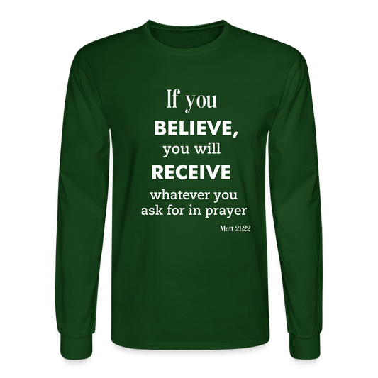 BAM Men's Long Sleeve T-Shirt - forest green