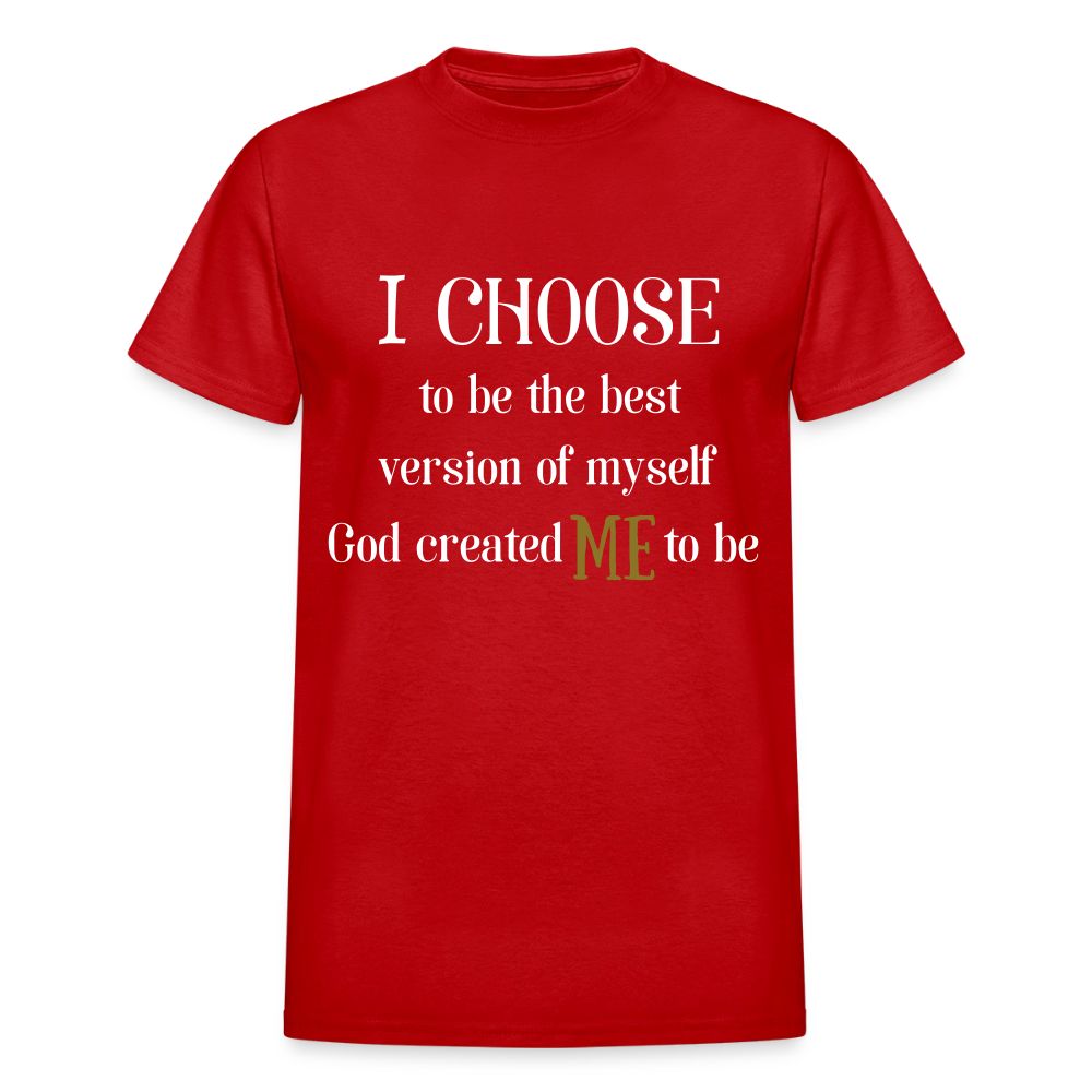 I Choose Me Heavyweight UnisexT-Shirt - red