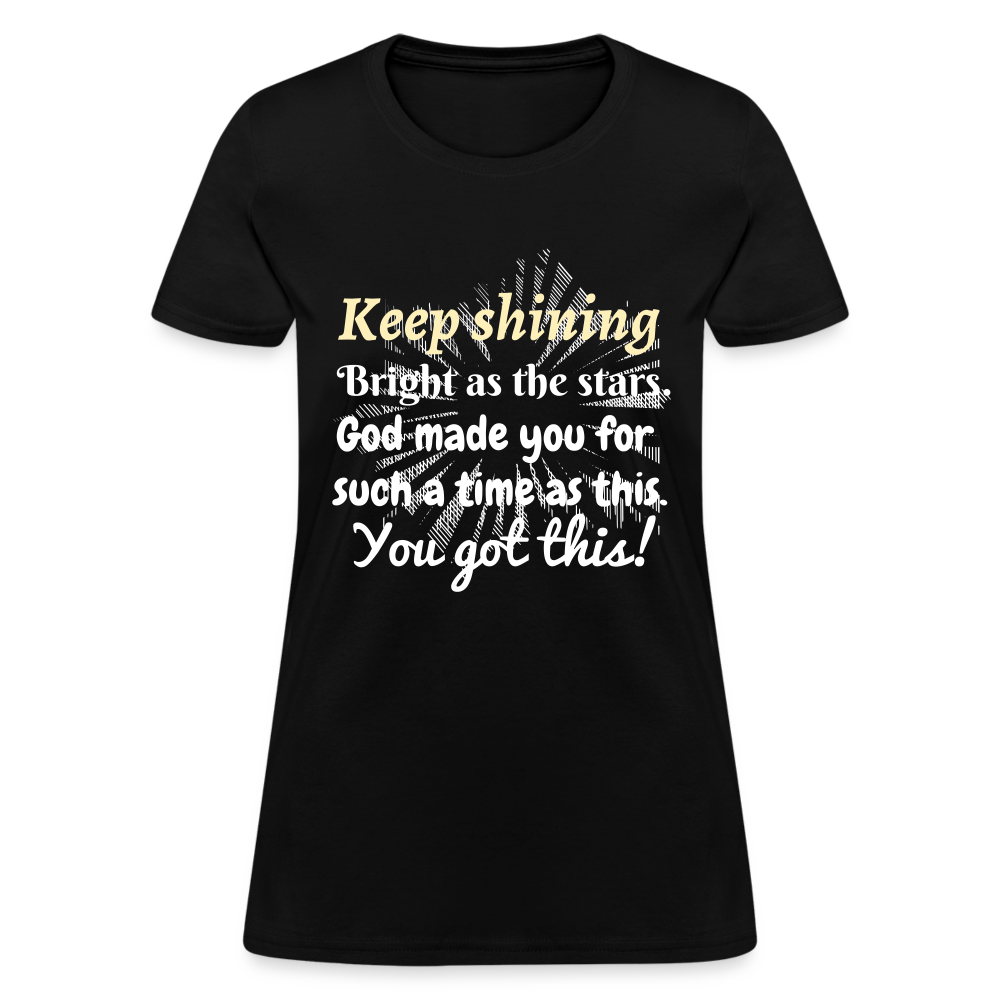 Keep Shining Women's T-Shirt - black