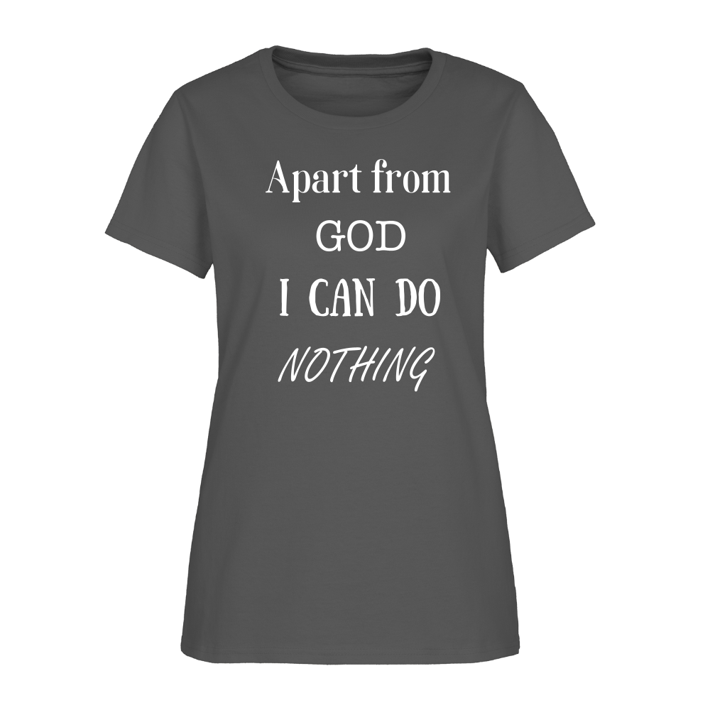 Apart From God Women's T-Shirt - charcoal
