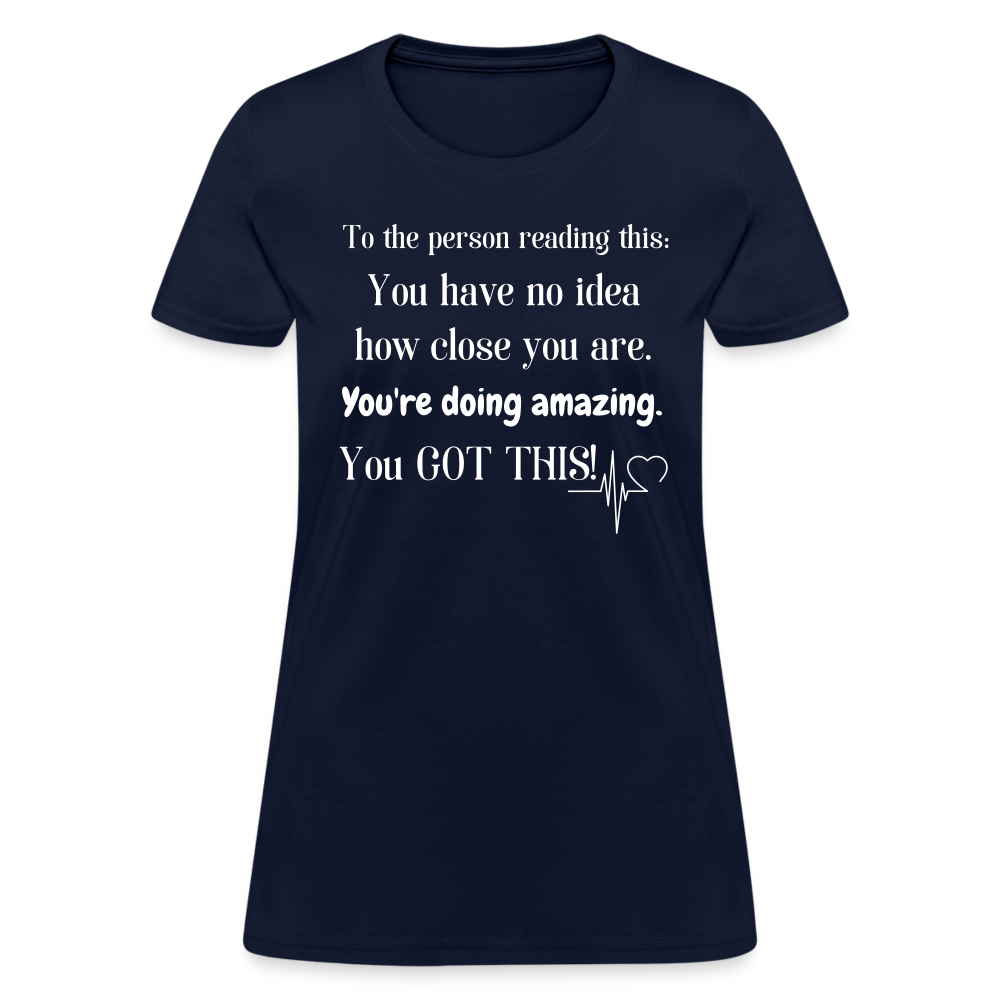 You Got This Women's T-Shirt - navy