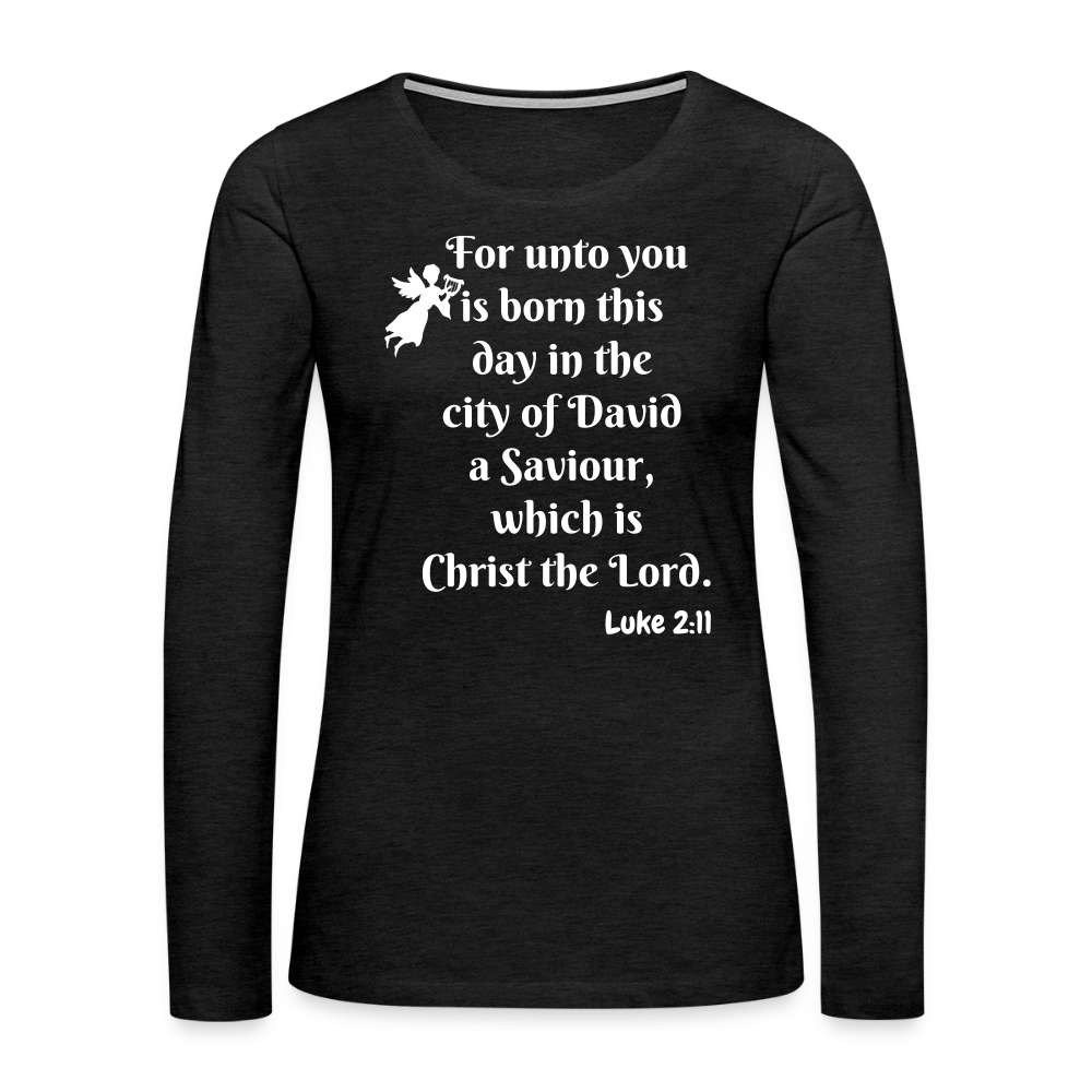 JOY Women's Premium Long Sleeve T-Shirt - charcoal grey