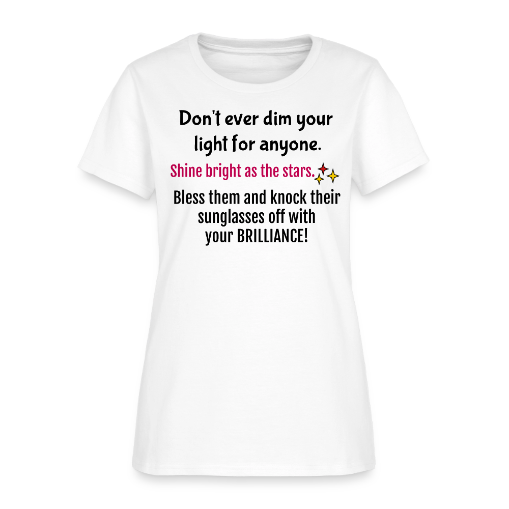 Shine Women's T-Shirt - white