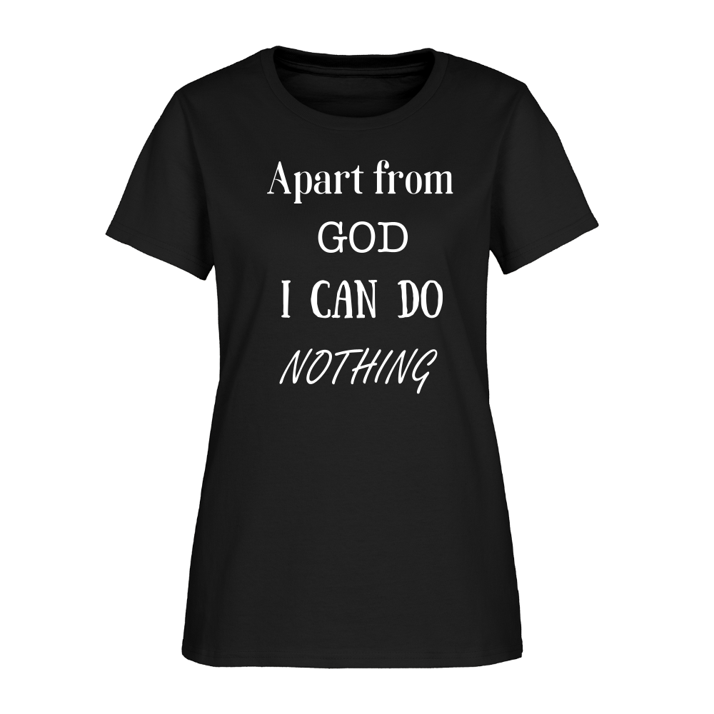 Apart From God Women's T-Shirt - black