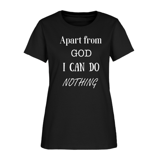Apart From God Women's T-Shirt - black
